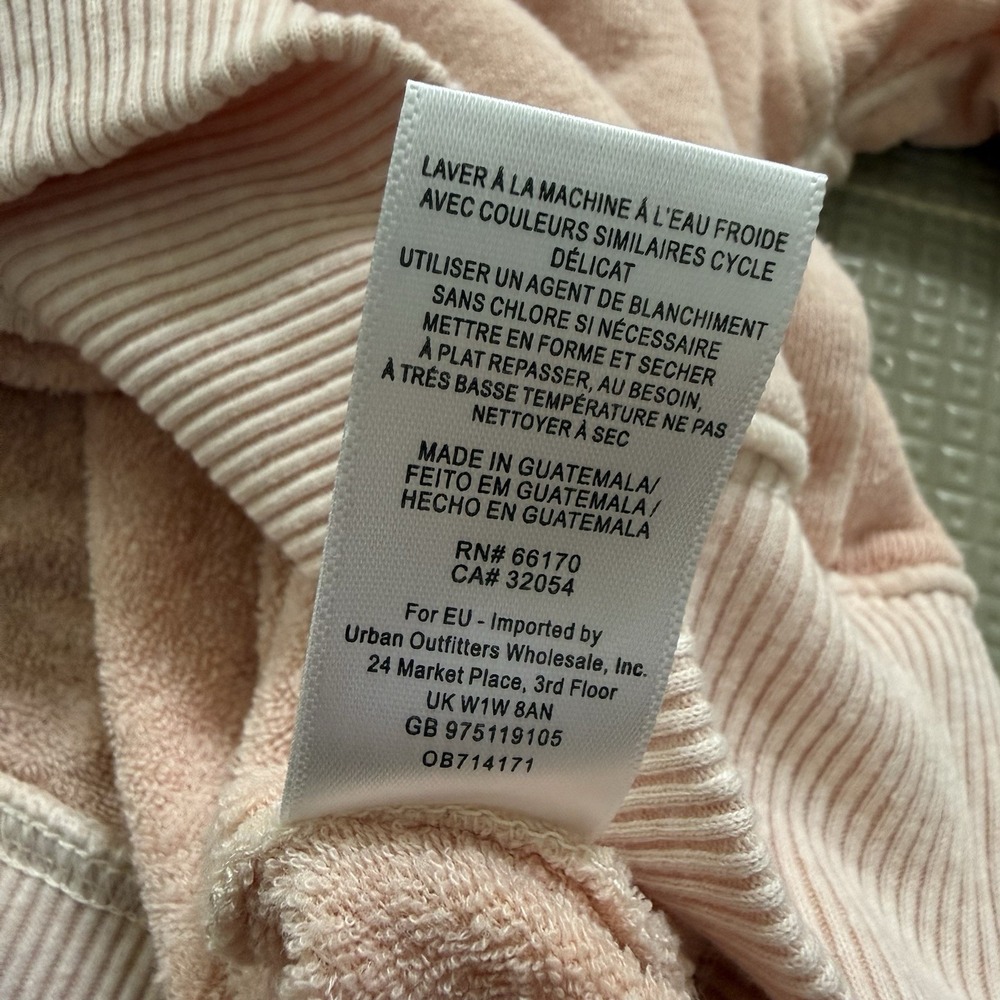 Free People Movement Believe It Hooded Lace Up Pullover Sweatshirt Small Pink - Picture 6 of 8